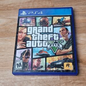 Grand Theft Auto V GTA 5 PlayStation 4 PS4 Complete Game Disc Manual USA Version
